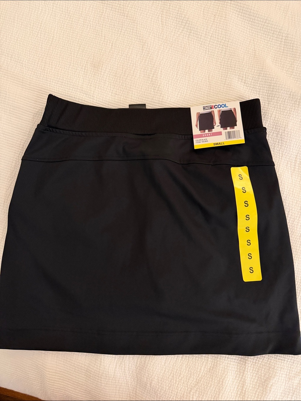 32 Degrees Black Mini Skort